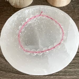 Rose quarts crystal bracelet